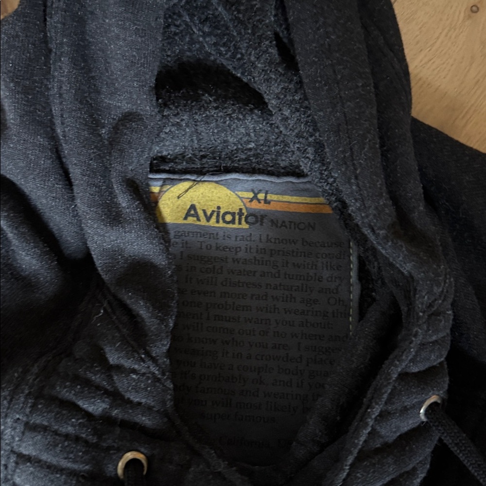 Aviator Nation Ninja Hoodie - charcoal gray - Picture 2 of 2